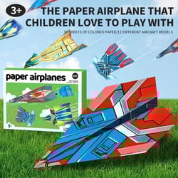 36 piece paper folding planes and 12 cool models set