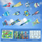 36 Piece Paper Folding Planes And 12 Cool Models Set 3