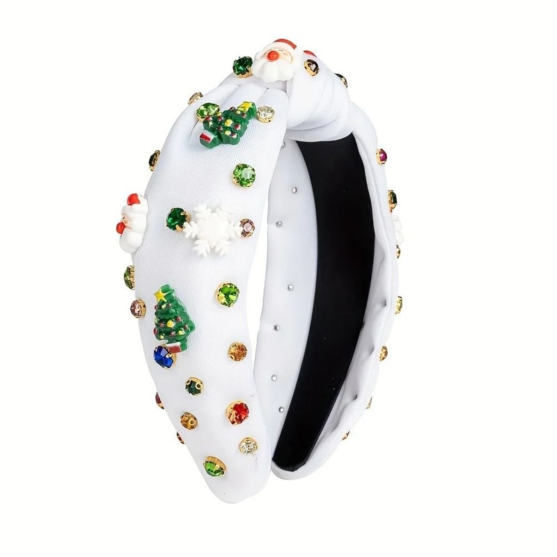 Holiday Christmas Rhinestone Headband 9
