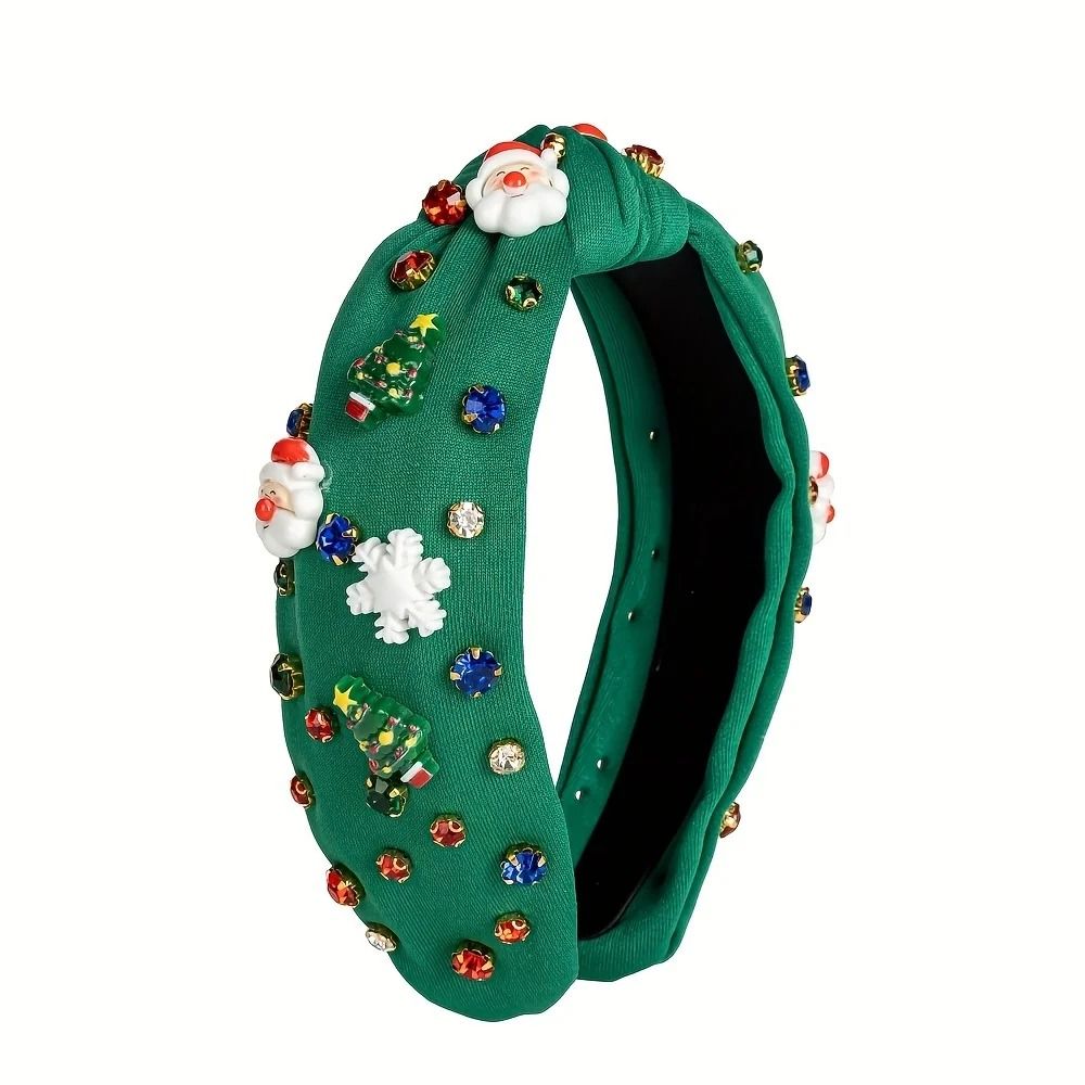 Holiday Christmas Rhinestone Headband 6