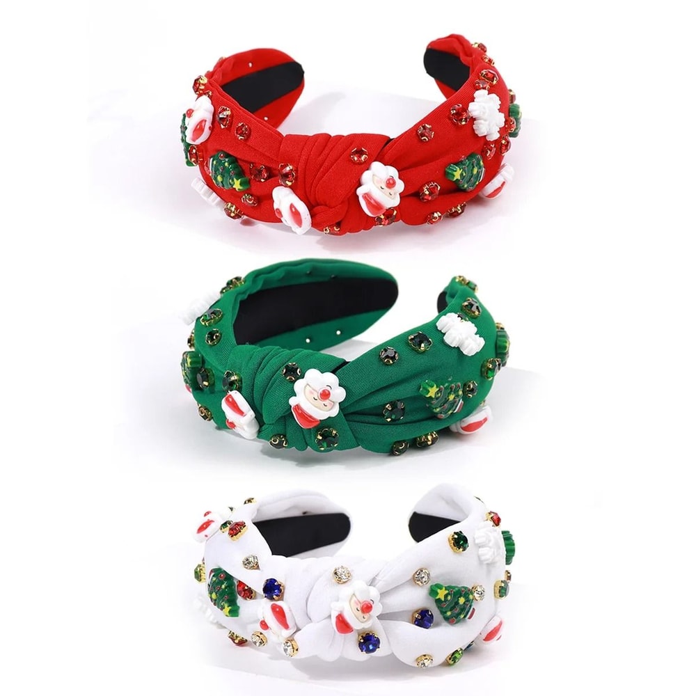 Holiday Christmas Rhinestone Headband 7