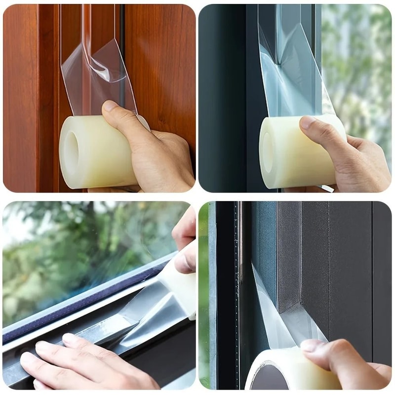 Waterproof Plastic Weather Sealing Tape Roll 4