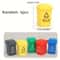 5 Piece Mini Garbage Sorting Trash Can Set 6