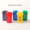 5 Piece Mini Garbage Sorting Trash Can Set 7