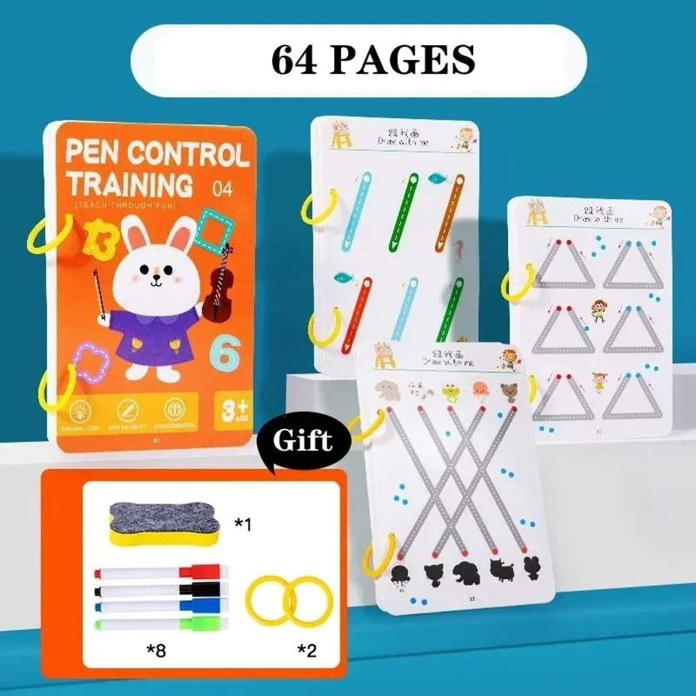 Magical Tracing And Pen Control Training Workbook 9