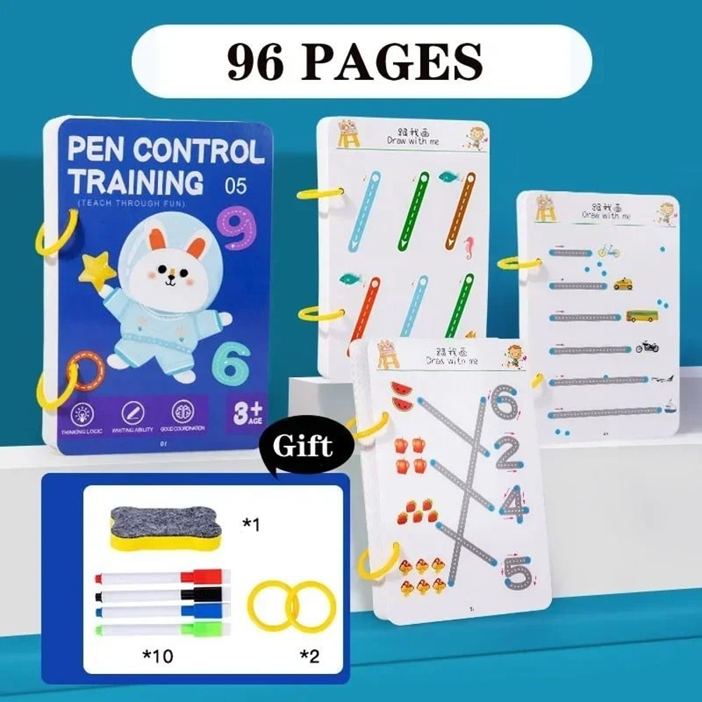 Magical Tracing And Pen Control Training Workbook 8