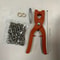 50 Piece Snap Button Kit With Manual Press Pliers 1
