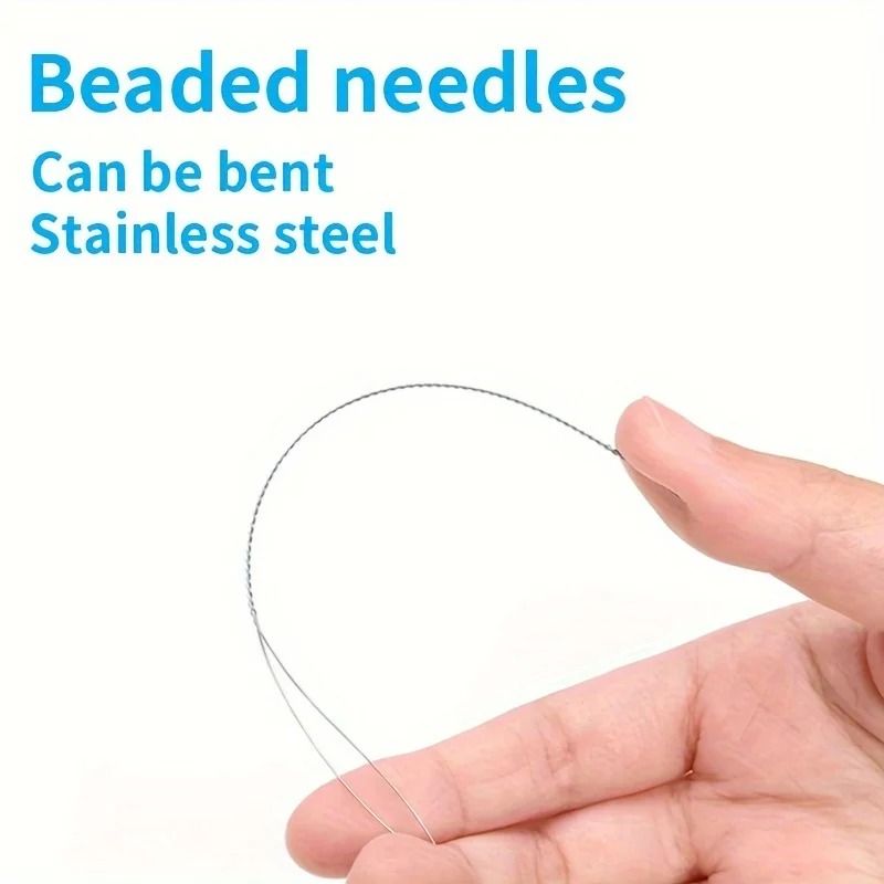 7 Piece Stainless Steel Fine Bead Needle Set 3