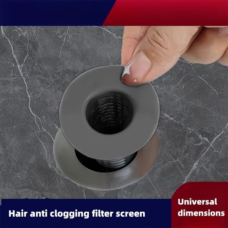 4 Piece Anti Clogging Hair Catcher And Sink Filter Set 4