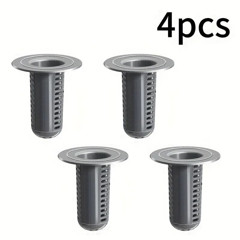 4 Piece Anti Clogging Hair Catcher And Sink Filter Set 5