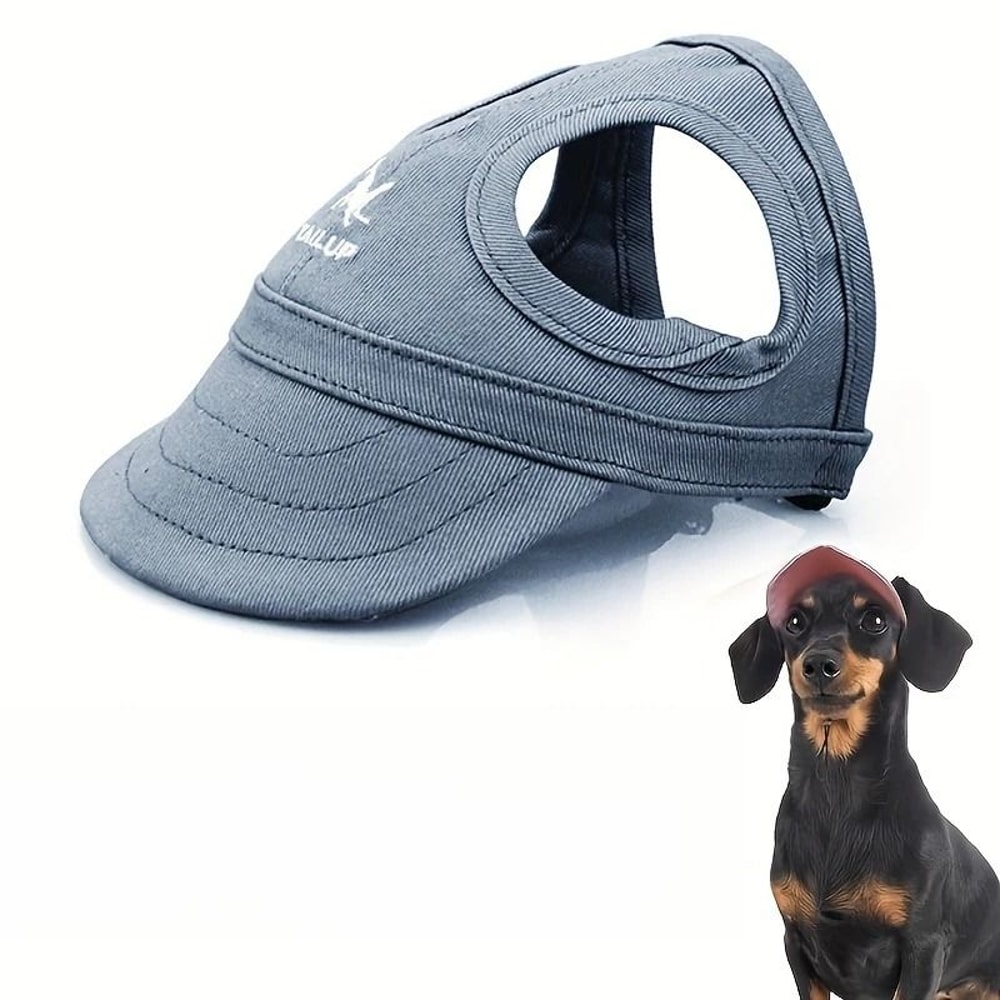 Adjustable Waterproof PVC Dog Sun Hat 6
