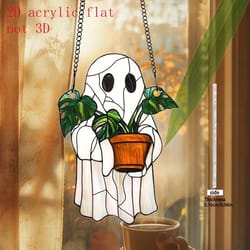 gothic halloween haunted house window decoration