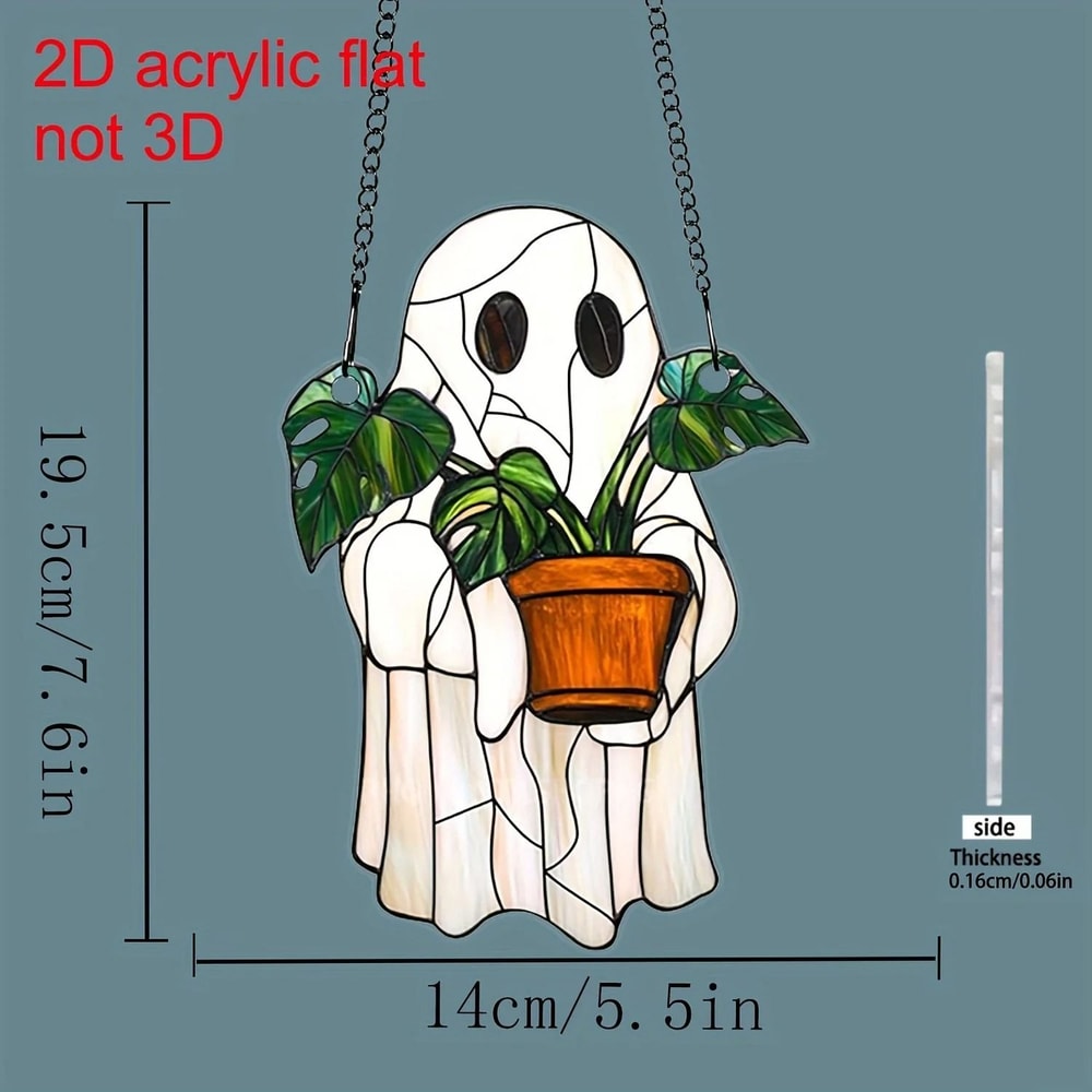 Gothic Halloween Haunted House Window Decoration 2