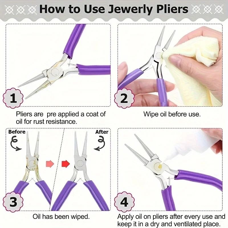 Multi Functional Jewelry And Craft Pliers Set 2