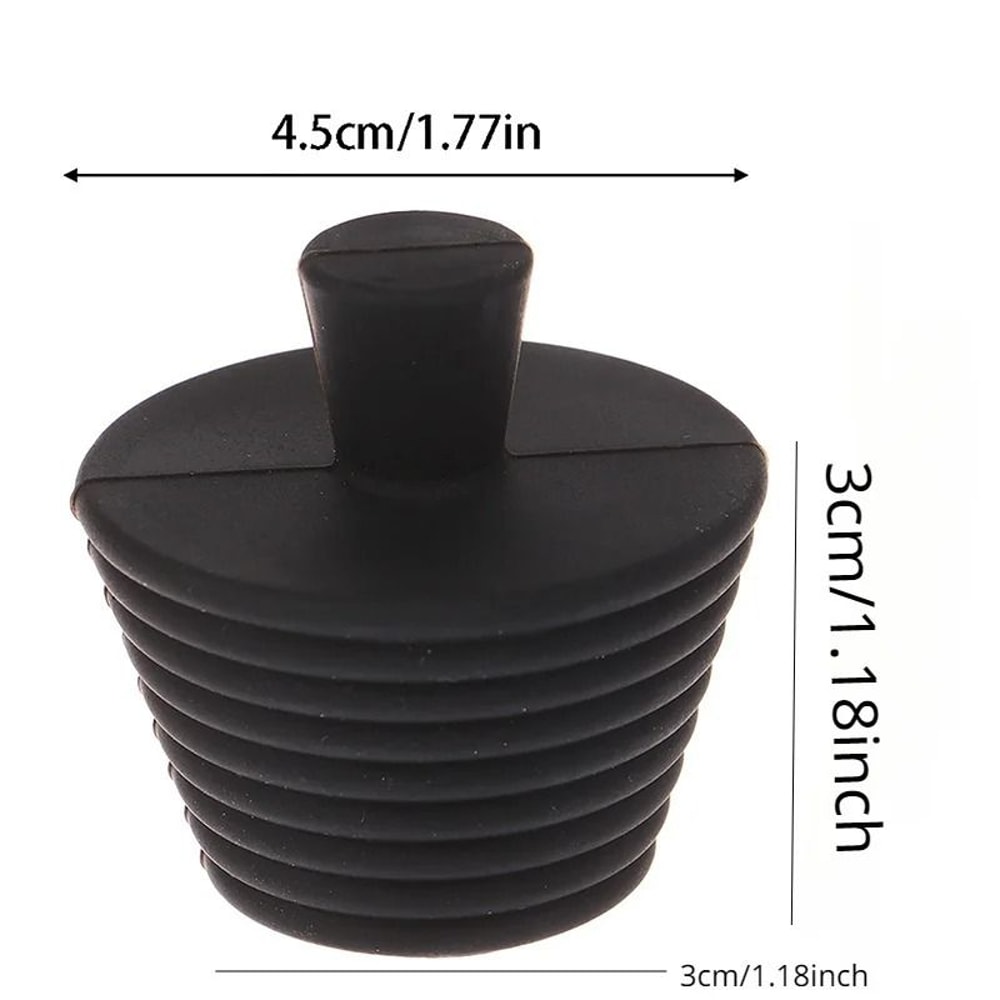 Universal Silicone Spiral Bathtub Drain Plug 2