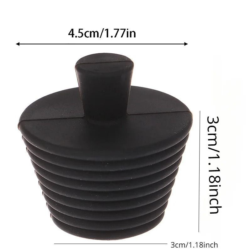 Universal Silicone Spiral Bathtub Drain Plug 2