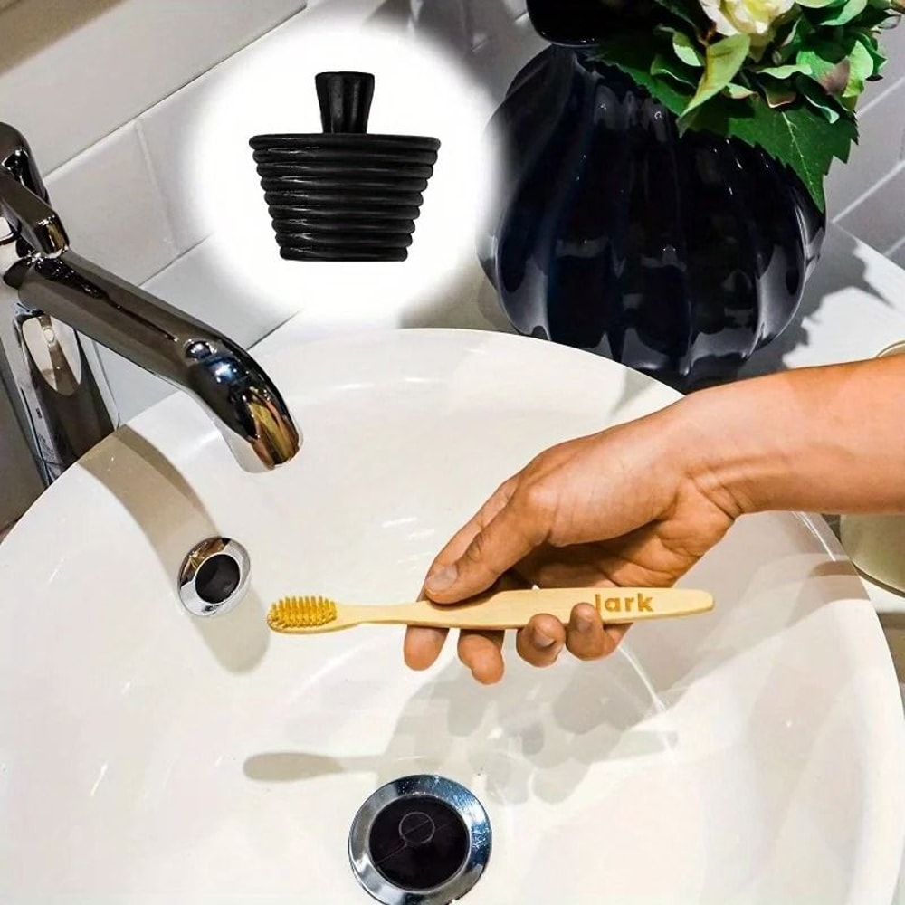 Universal Silicone Spiral Bathtub Drain Plug 4