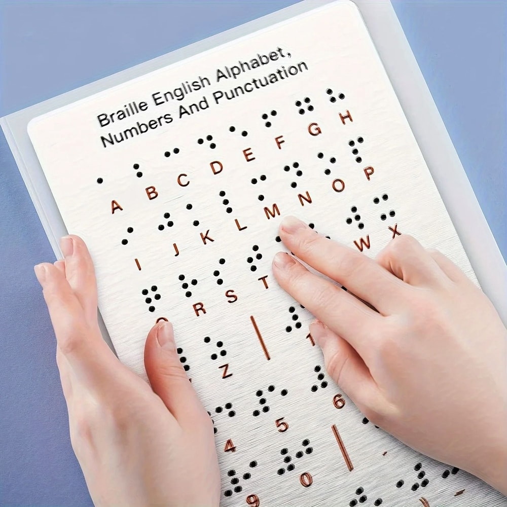 Durable Braille Letter And Number Learning Tool 4