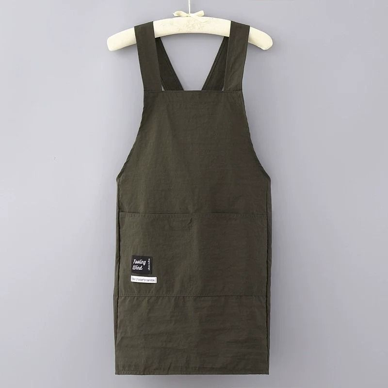 Solid Color Professional Grade Polyester Apron 9
