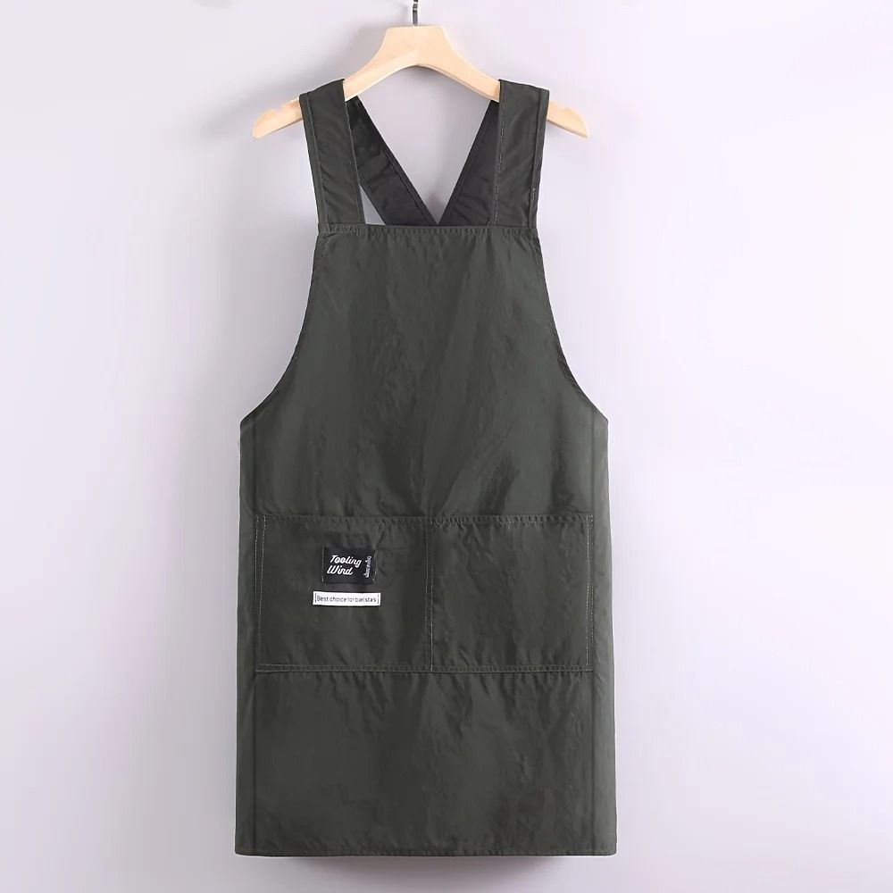 Solid Color Professional Grade Polyester Apron 5