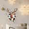 3D Moose Breakthrough Christmas Wall Sticker 1
