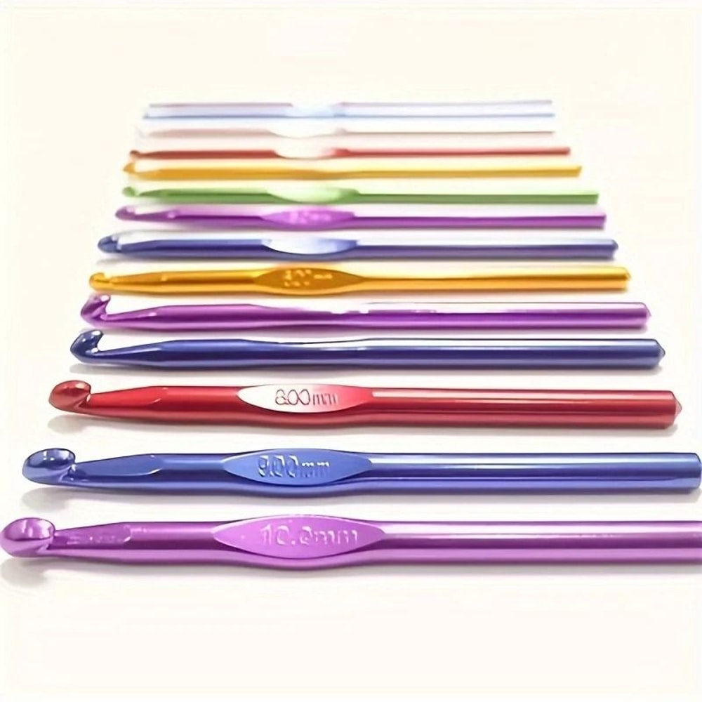 Premium Colored Alumina Single Head Crochet Hook 3