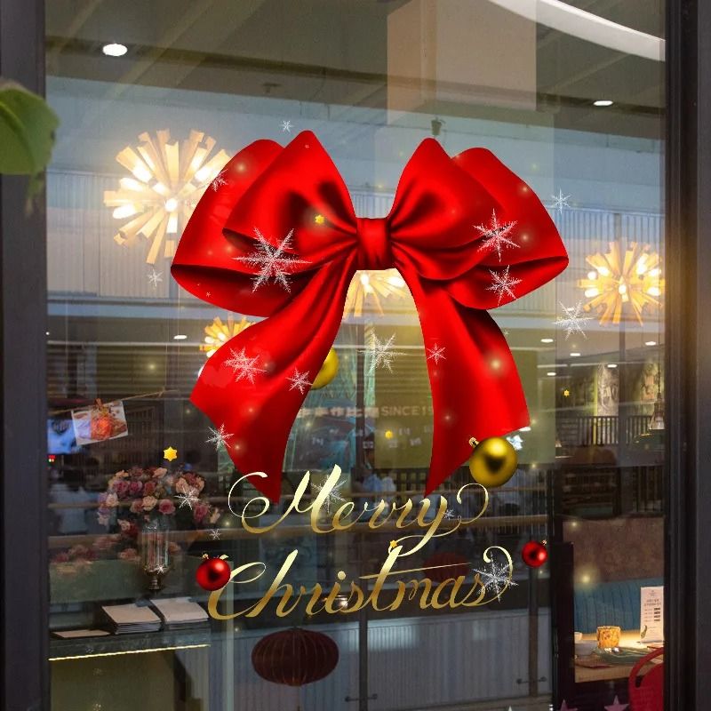 Festive Christmas Electrostatic Window Sticker 5