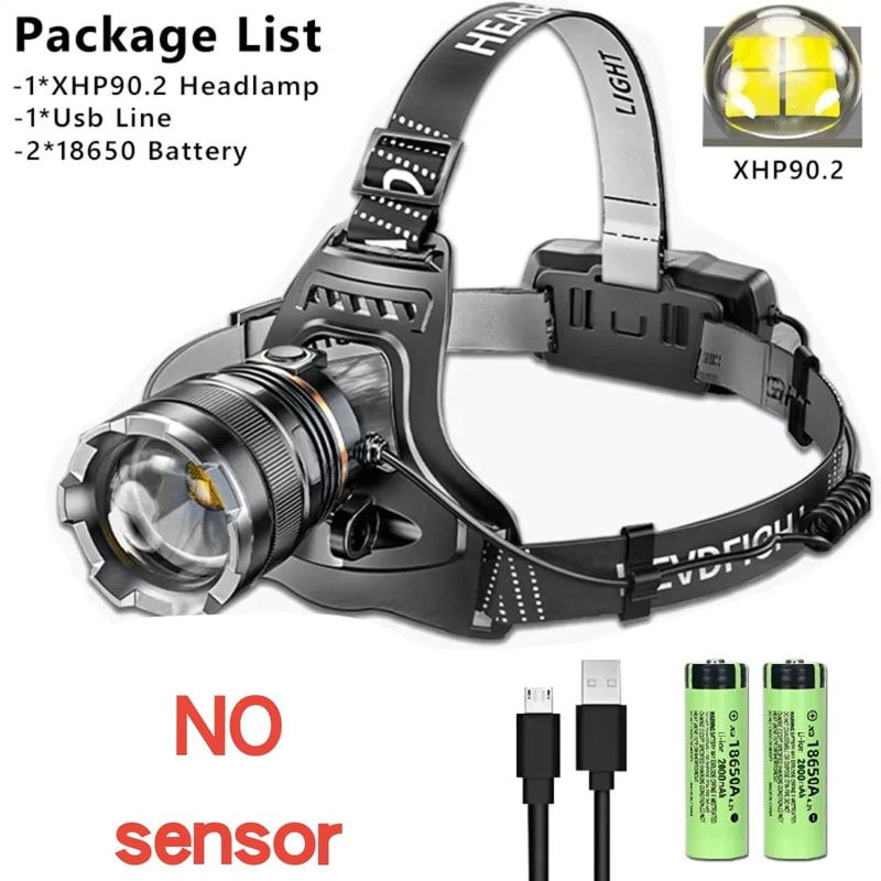 Ultra Strong LED Zoom Sensing Headlight 6