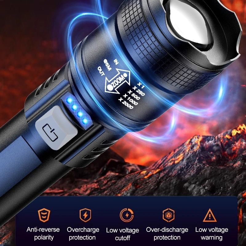 Ultra Strong Long Range Aurora Cannon Flashlight 4