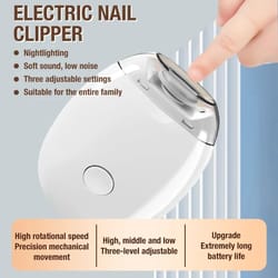 automatic electric nail clipper and grinder