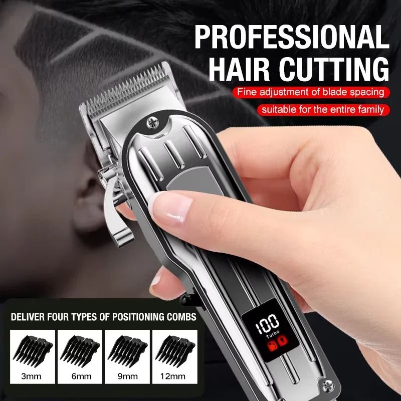 Professional All Metal Electric Hair Clipper 0