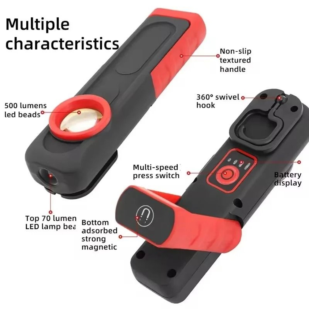 Professional Adjustable COB Magnetic Work Light 4