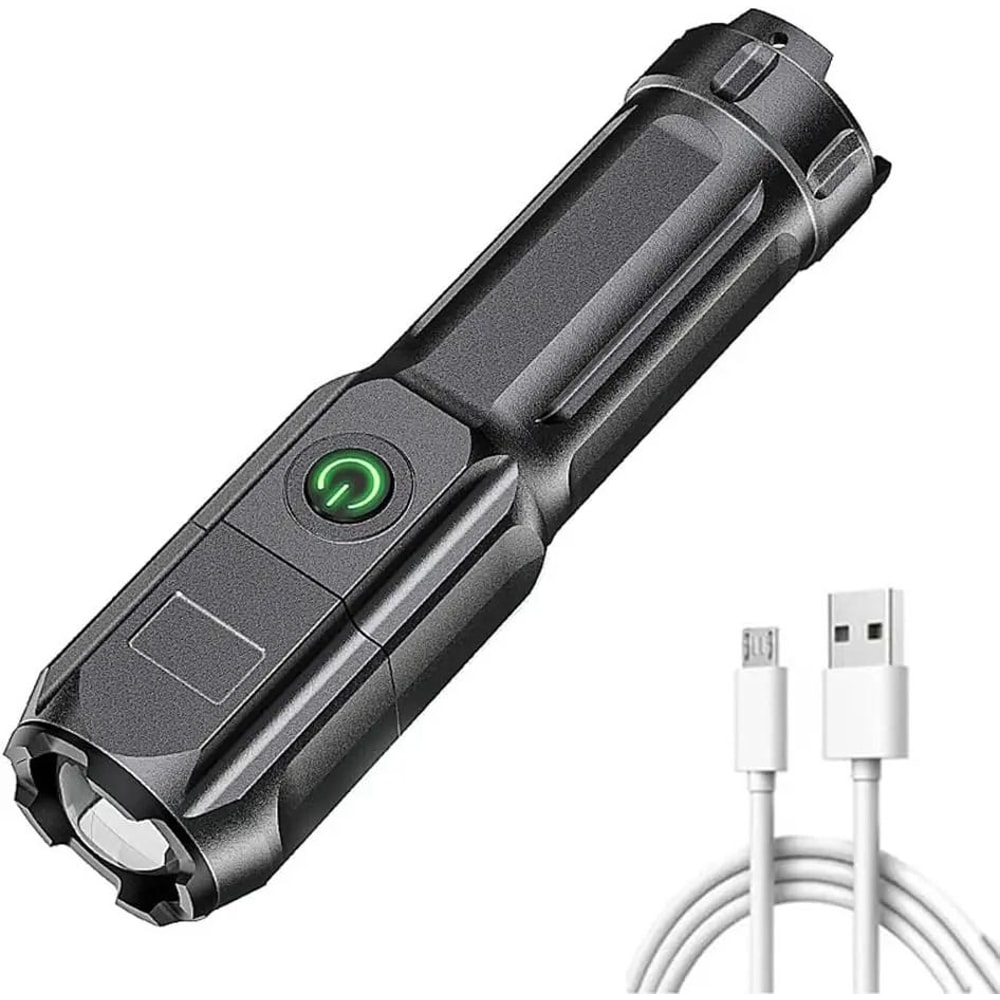 Powerful Rechargeable Tactical LED Flashlight 6