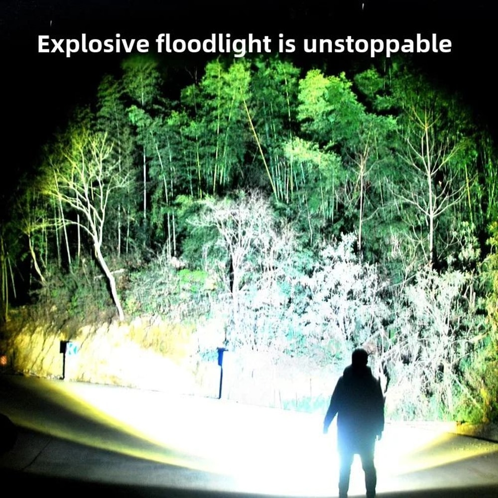 High Power 100W Long Range LED Flashlight 2