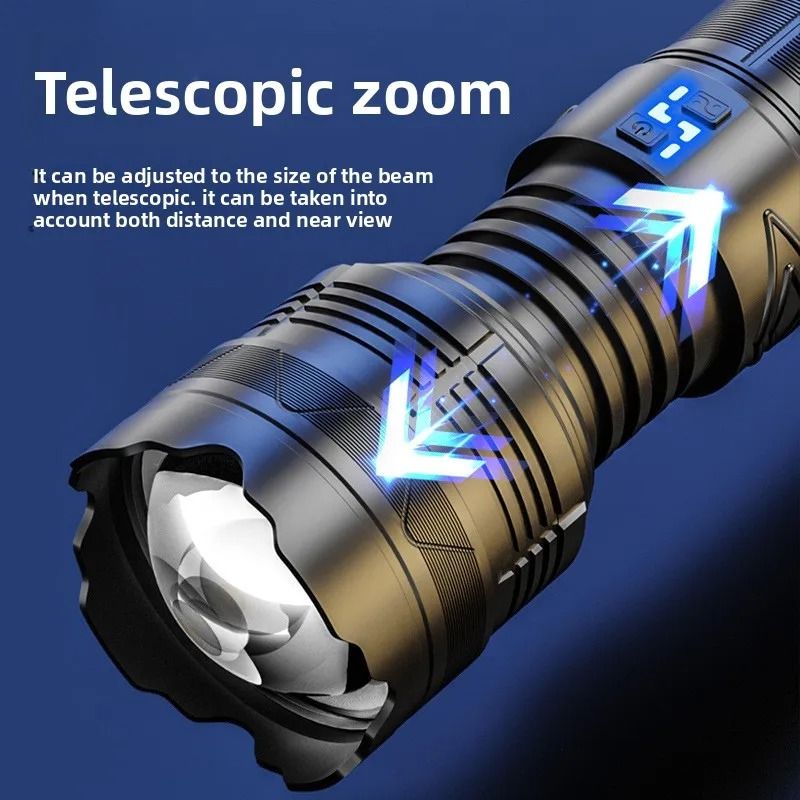 High Power 100W Long Range LED Flashlight 3