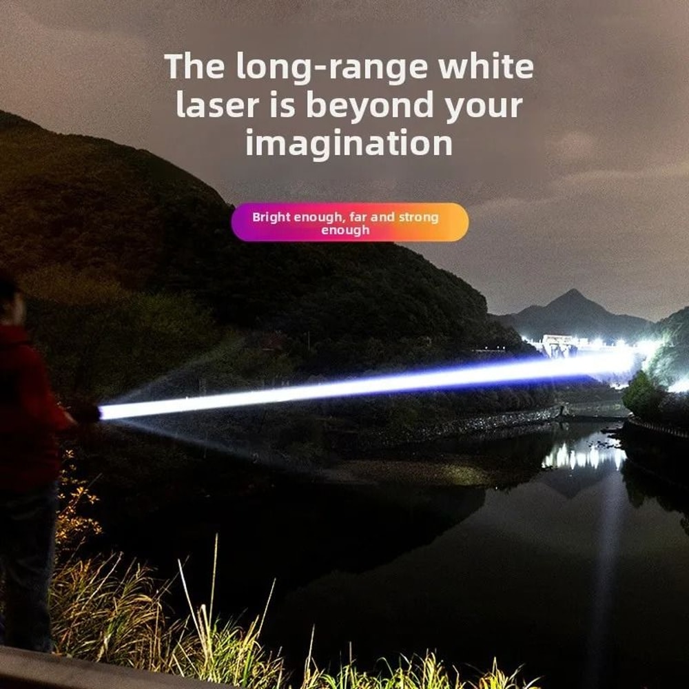 High Power 100W Long Range LED Flashlight 4