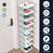 Vertical Space Saving Multi Layer Shoe Organizer 10