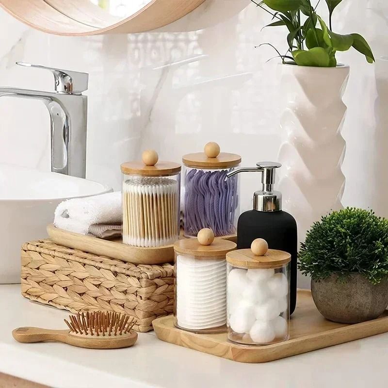 Crystal Clear Multi Purpose Desktop Storage Canister 4