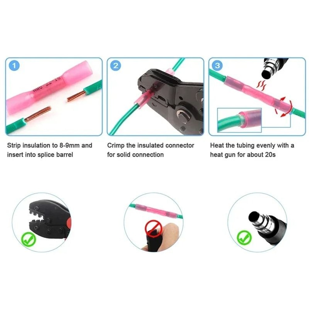 Industrial Waterproof Heat Shrink Wire Connectors 3