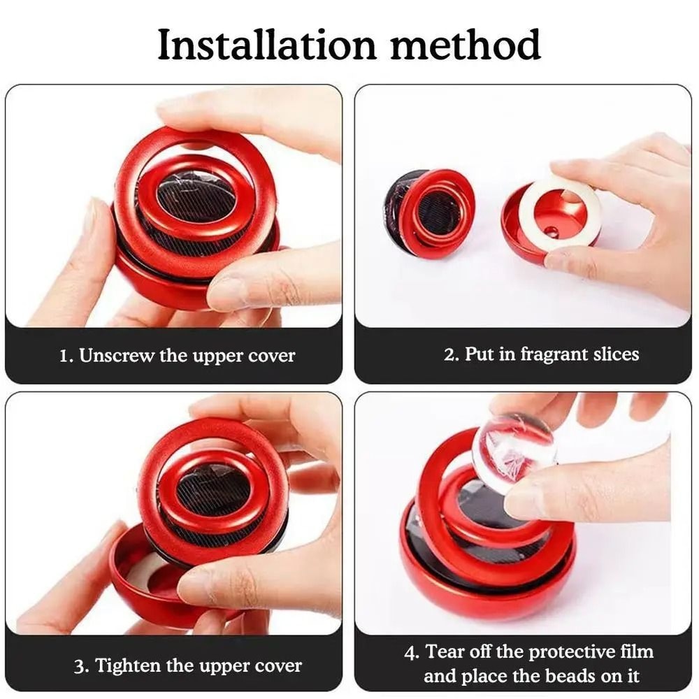 Kinetic Solar Powered Orbital Fragrance Diffuser 4