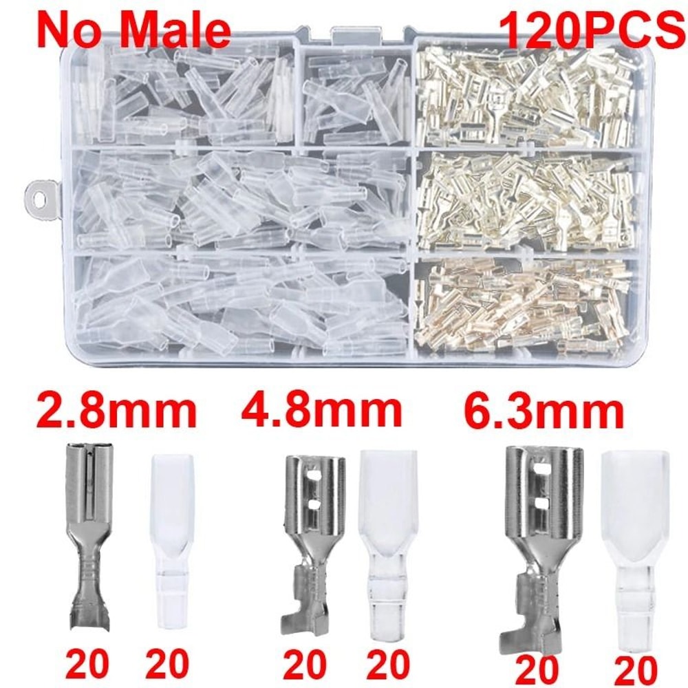 Professional Grade Insulated Spade Terminal Connection Kit 6