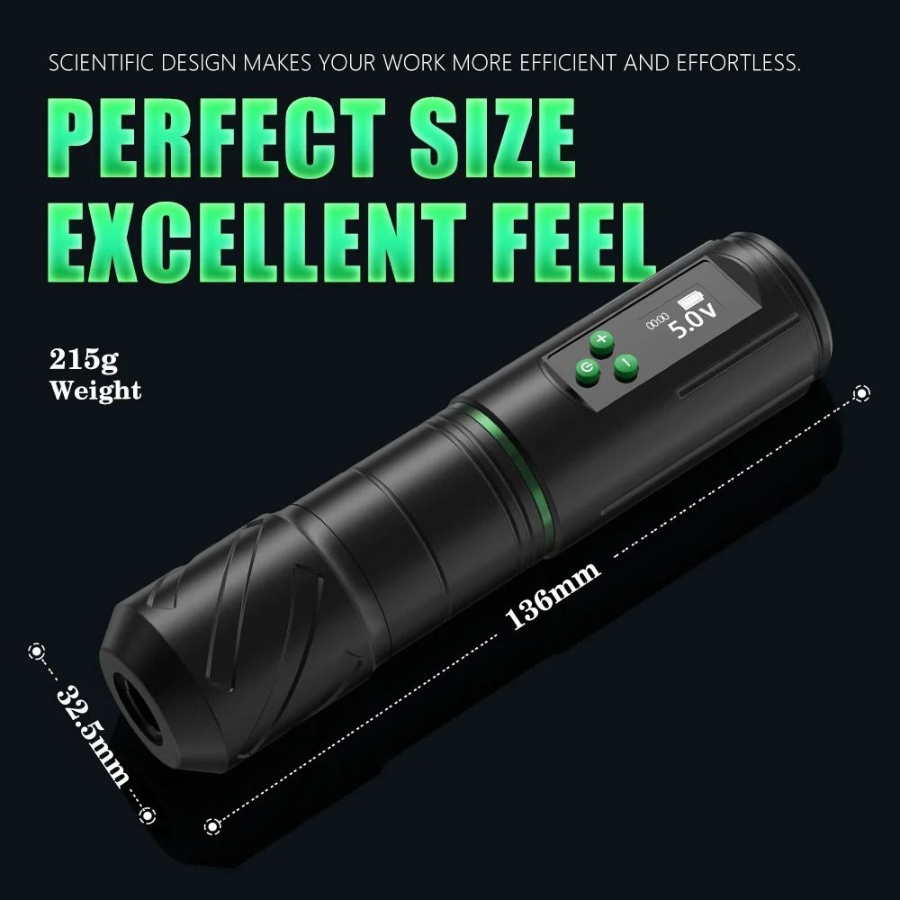 Professional Cordless Rotary Tattoo And PMU Pen Suite 4