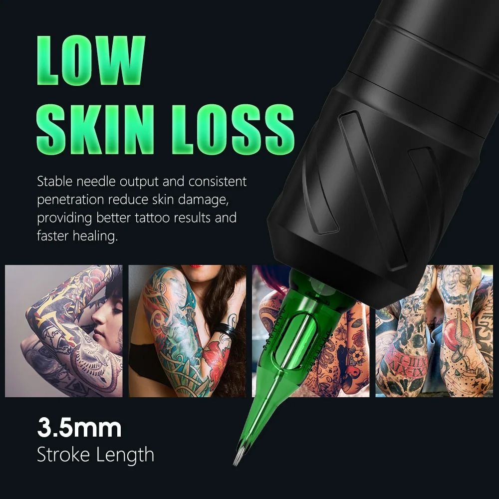 Professional Cordless Rotary Tattoo And PMU Pen Suite 5