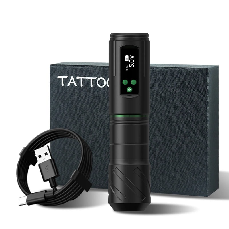 Professional Cordless Rotary Tattoo And PMU Pen Suite 6