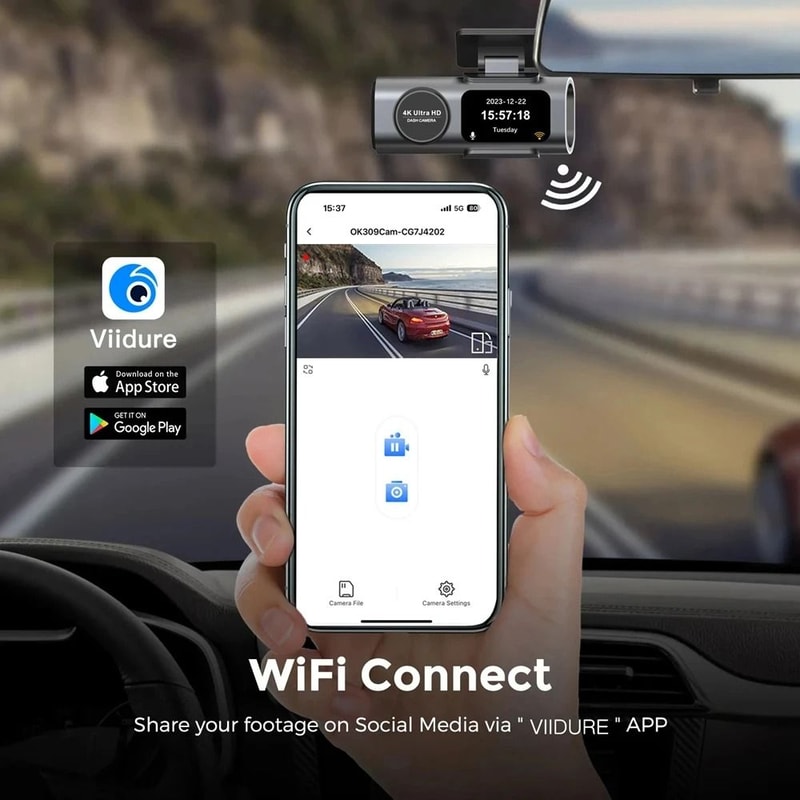 Ultra HD 4K Dual Lens Intelligent Dash Imaging System 4