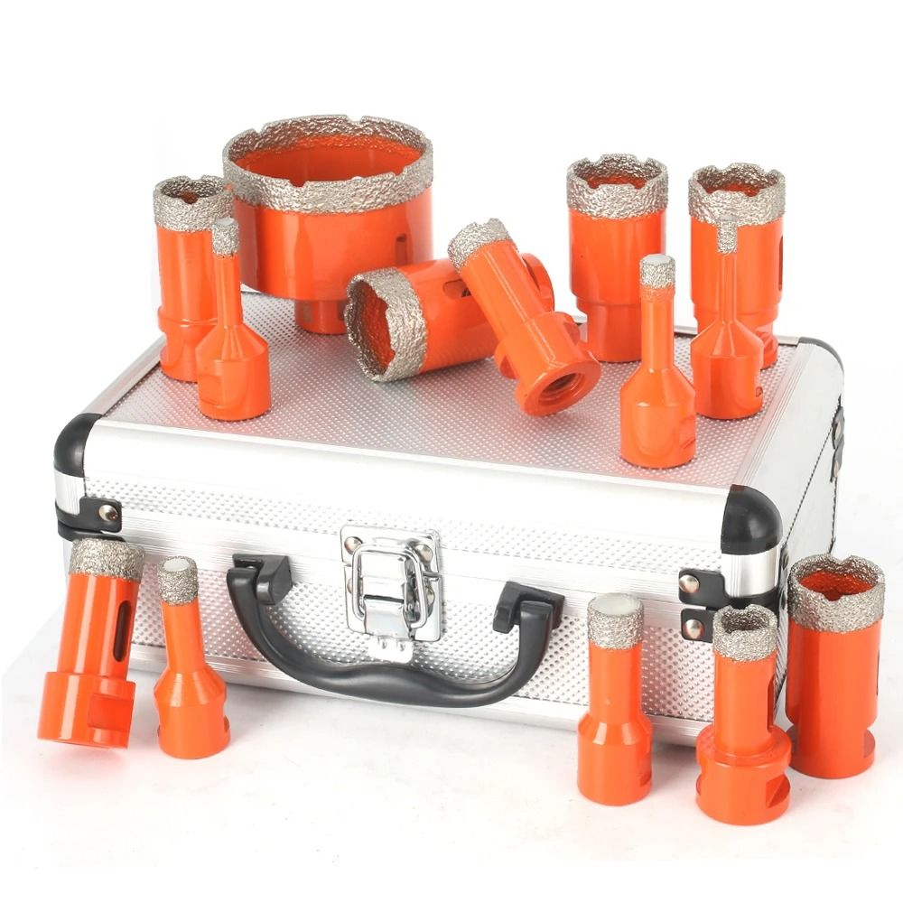 Elite 15 Piece Industrial Vacuum Brazed Diamond Core Suite 5