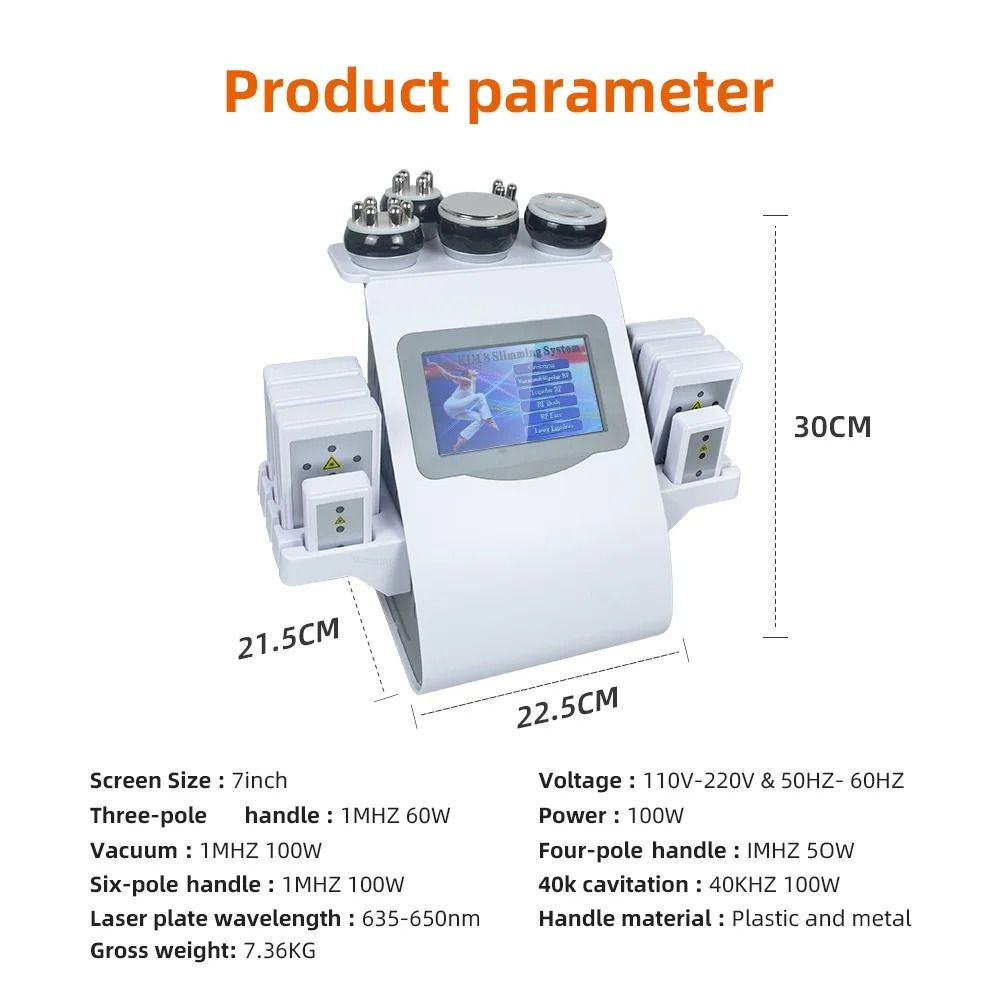 Elite 6 In 1 Professional Multi Polar Sculpting And Cavitation System 5