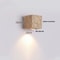 Nordic Architectural Travertine And Wood Luminary System 6