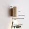 Nordic Architectural Travertine And Wood Luminary System 11