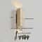 Nordic Architectural Travertine And Wood Luminary System 13